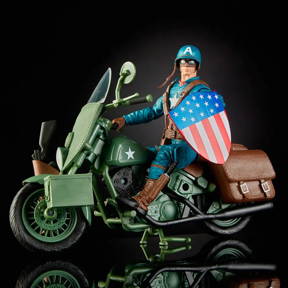 Marvel Legends Amerika Kapitány figura és jármű csomag termékfotó