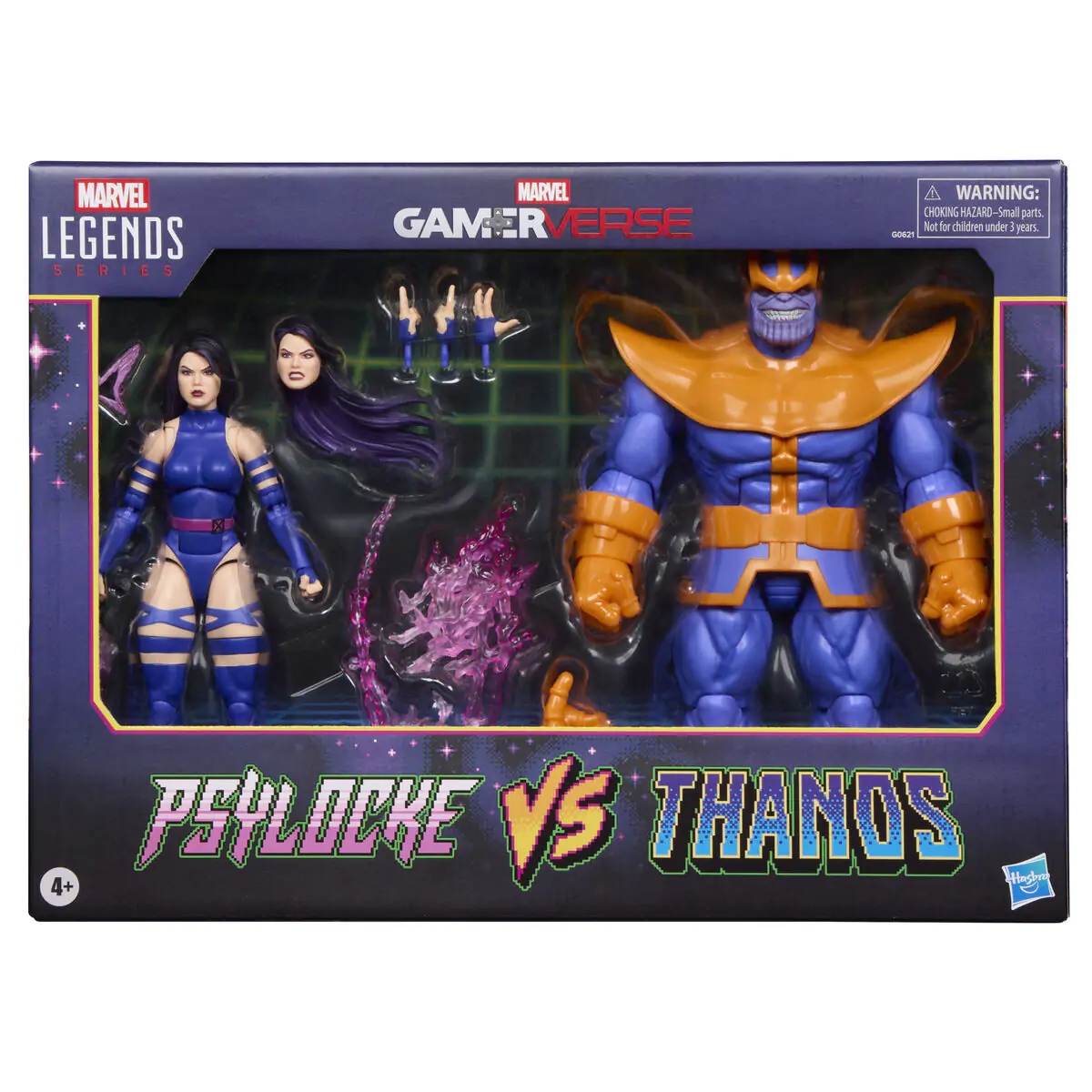 Marvel Legends Gameverse Psylocke vs Thanos 2db-os figura csomag 15cm termékfotó