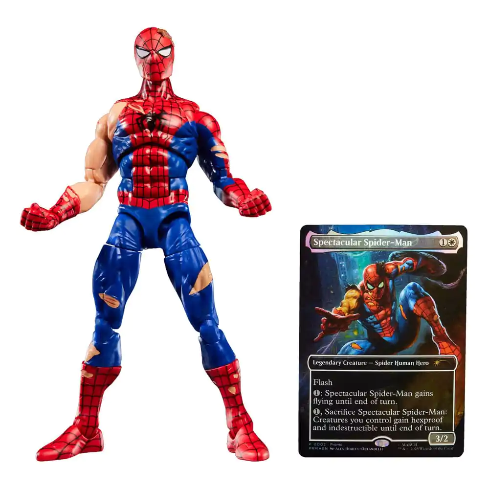 Marvel Legends Magic: The Gathering akciófigura Battle-Damaged Spider-Man 15 cm termékfotó