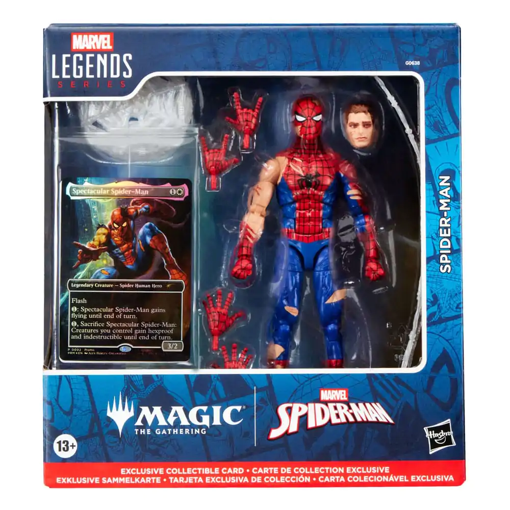 Marvel Legends Magic: The Gathering akciófigura Battle-Damaged Spider-Man 15 cm termékfotó