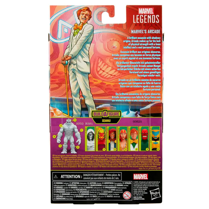 Marvel Legends Marvel Super Villains Arcade figura 15cm termékfotó