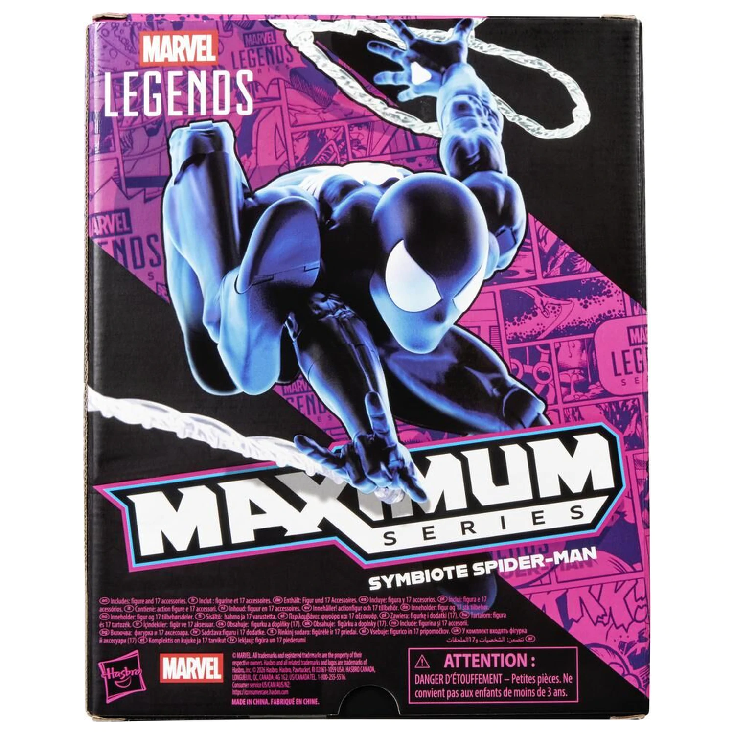 Marvel Legends Maximum Series Symbiote Spider-man Marvel figura 15cm termékfotó