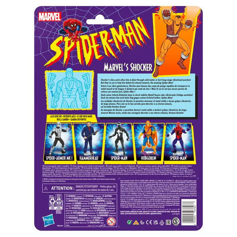 Marvel Legends Spiderman Shocker figura 15cm termékfotó