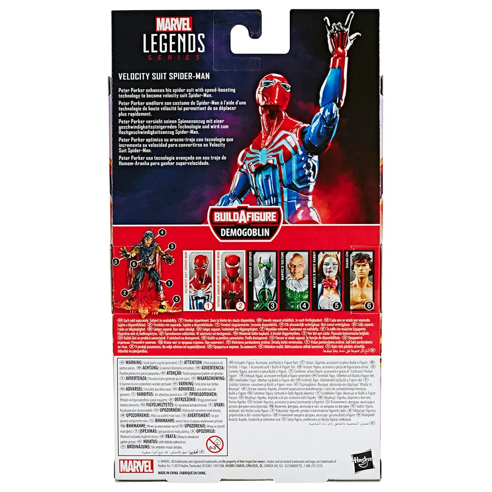 Marvel Legends Pókember Velocity Suit Slater figura 15cm termékfotó
