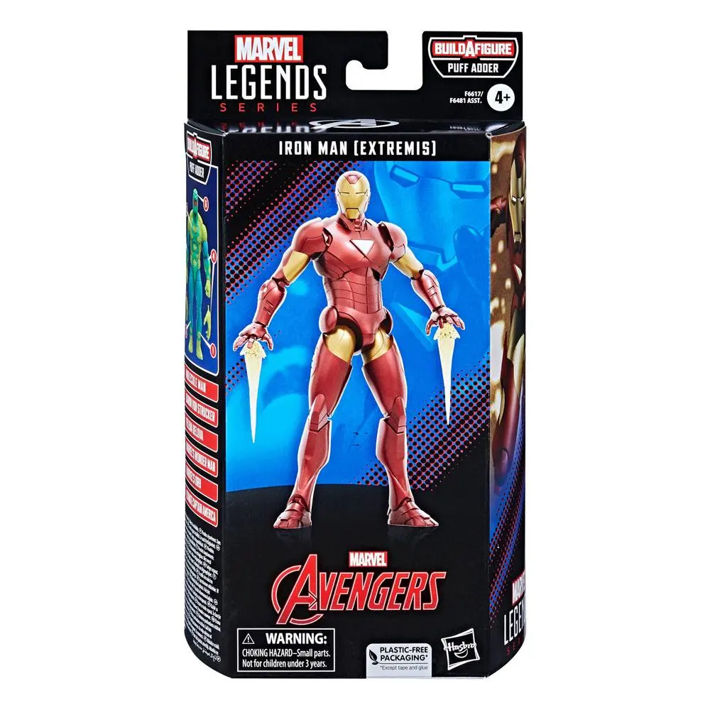Marvel Legends Puff Adder BAF: Iron Man (Extremis) akciófigura 15 cm termékfotó