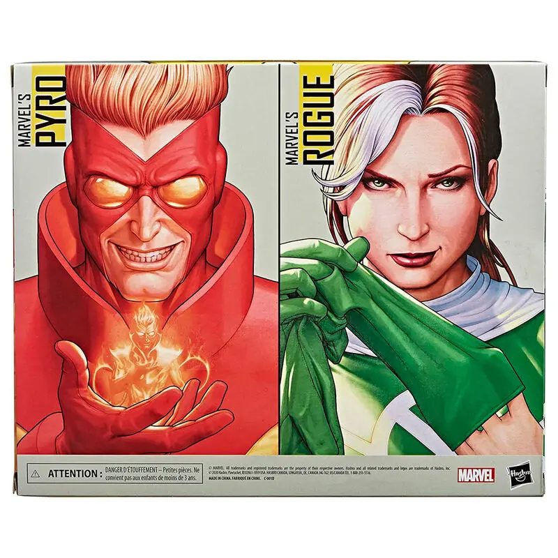 Marvel Legends Pyro and Rogue figurák 15cm termékfotó