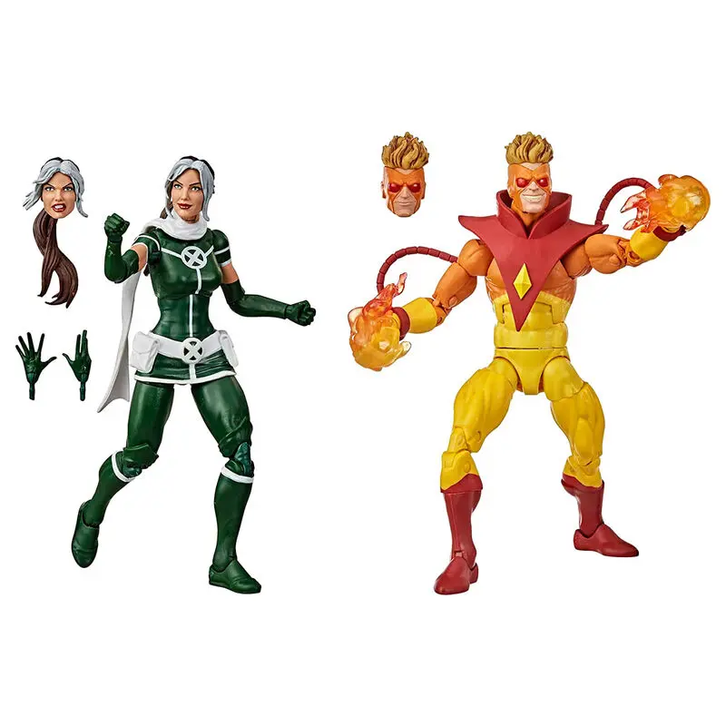 Marvel Legends Pyro and Rogue figurák 15cm termékfotó