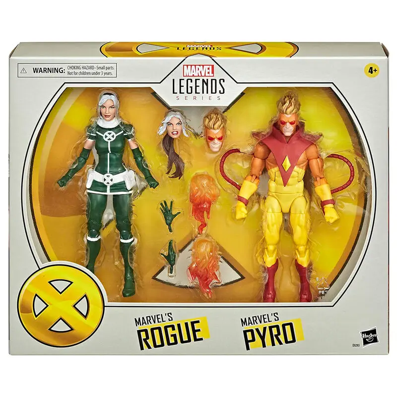 Marvel Legends Pyro and Rogue figurák 15cm termékfotó