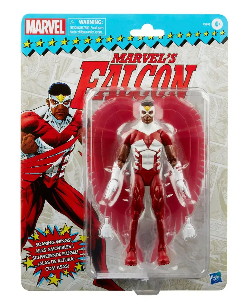 Marvel Legends Retro Collction 2022 Marvel's Falcon akciófigura 15 cm termékfotó