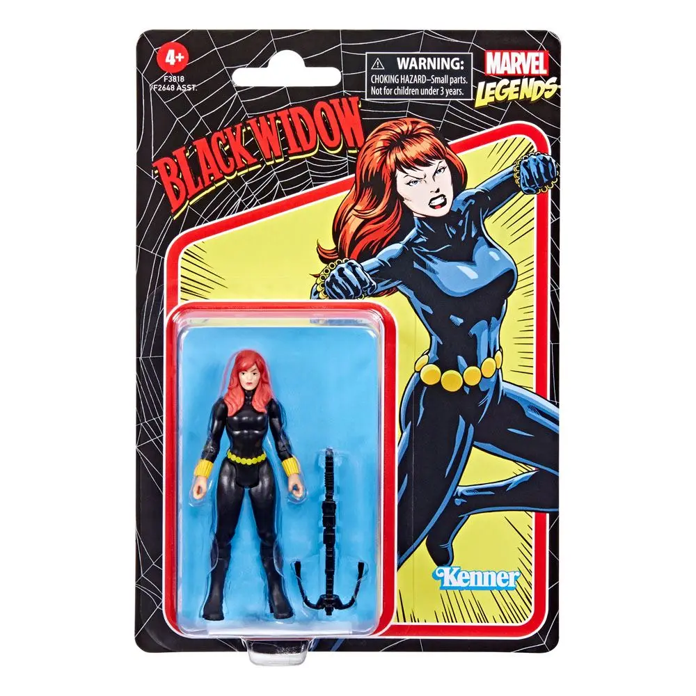 Marvel Legends Retro Collection 2022 Black Widow akciófigura 10 cm termékfotó