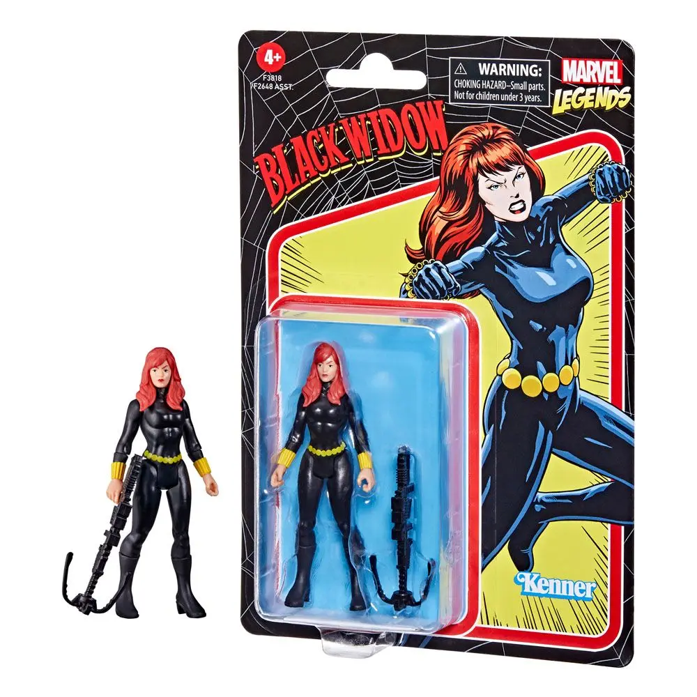 Marvel Legends Retro Collection 2022 Black Widow akciófigura 10 cm termékfotó