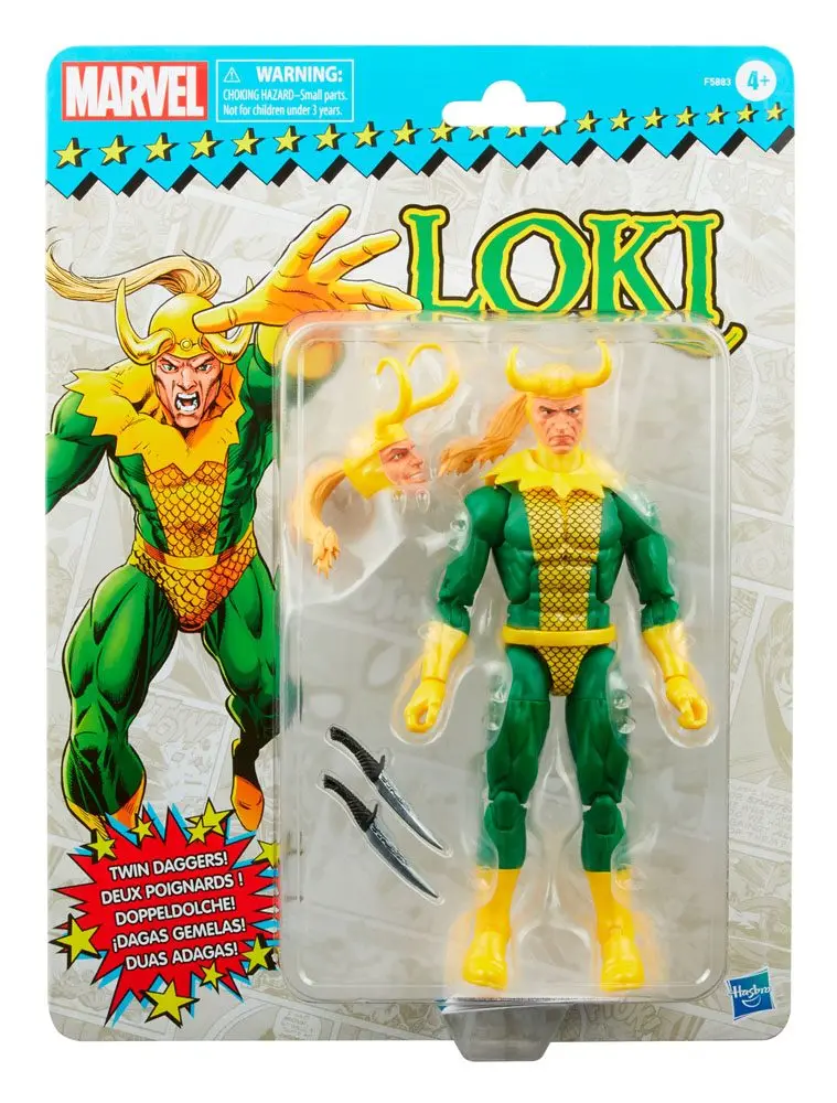 Marvel Legends Retro Collection 2022 Loki akciófigura 15 cm termékfotó