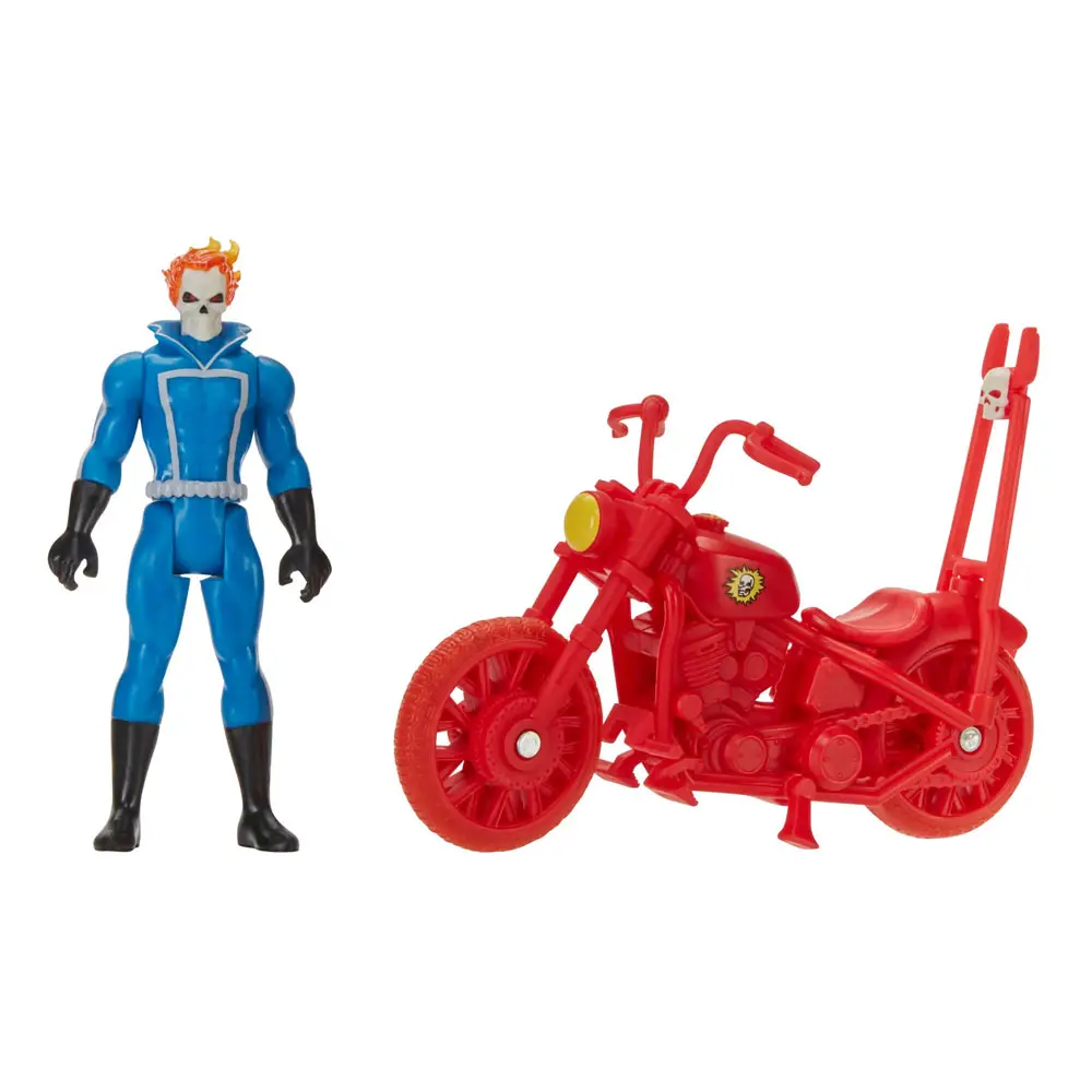 Marvel Legends Retro Collection Ghost Rider akciófigura és jármű 10 cm termékfotó
