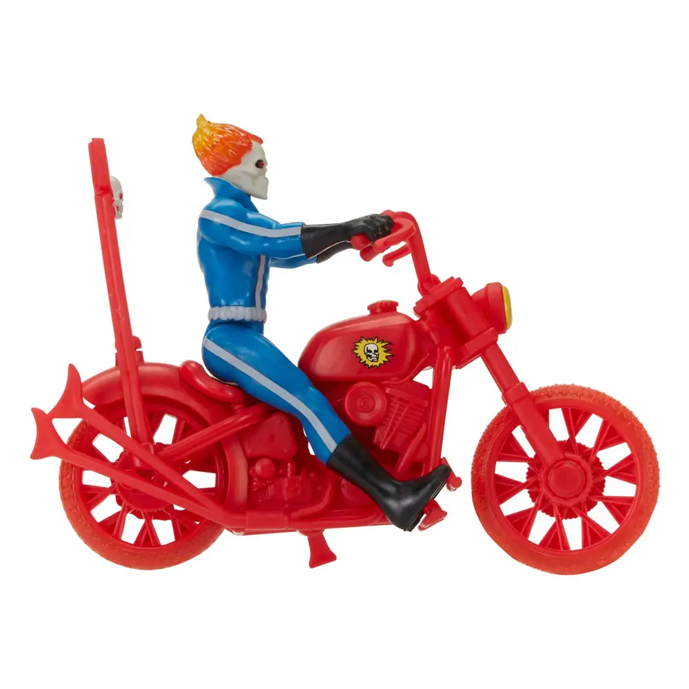 Marvel Legends Retro Collection Ghost Rider akciófigura és jármű 10 cm termékfotó