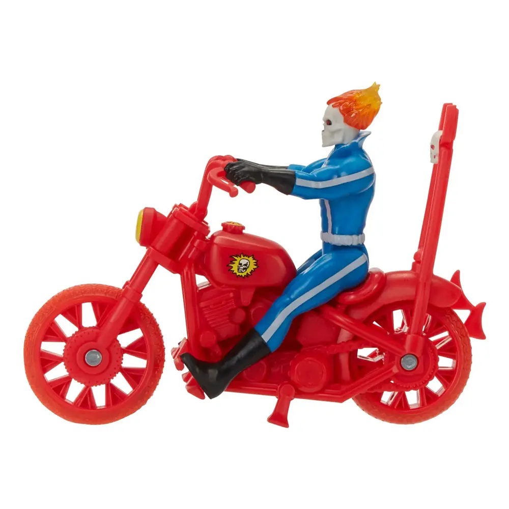 Marvel Legends Retro Collection Ghost Rider akciófigura és jármű 10 cm termékfotó