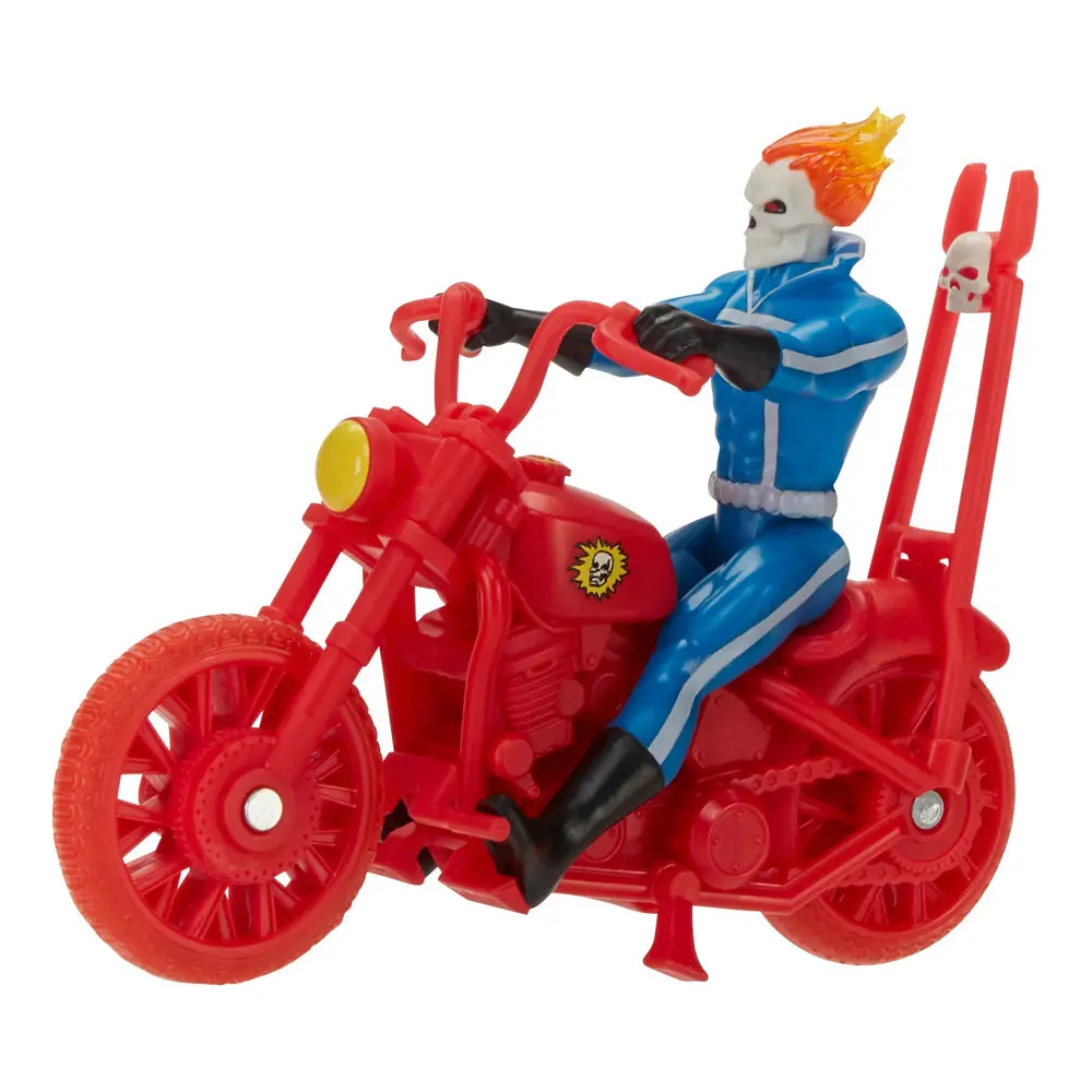 Marvel Legends Retro Collection Ghost Rider akciófigura és jármű 10 cm termékfotó