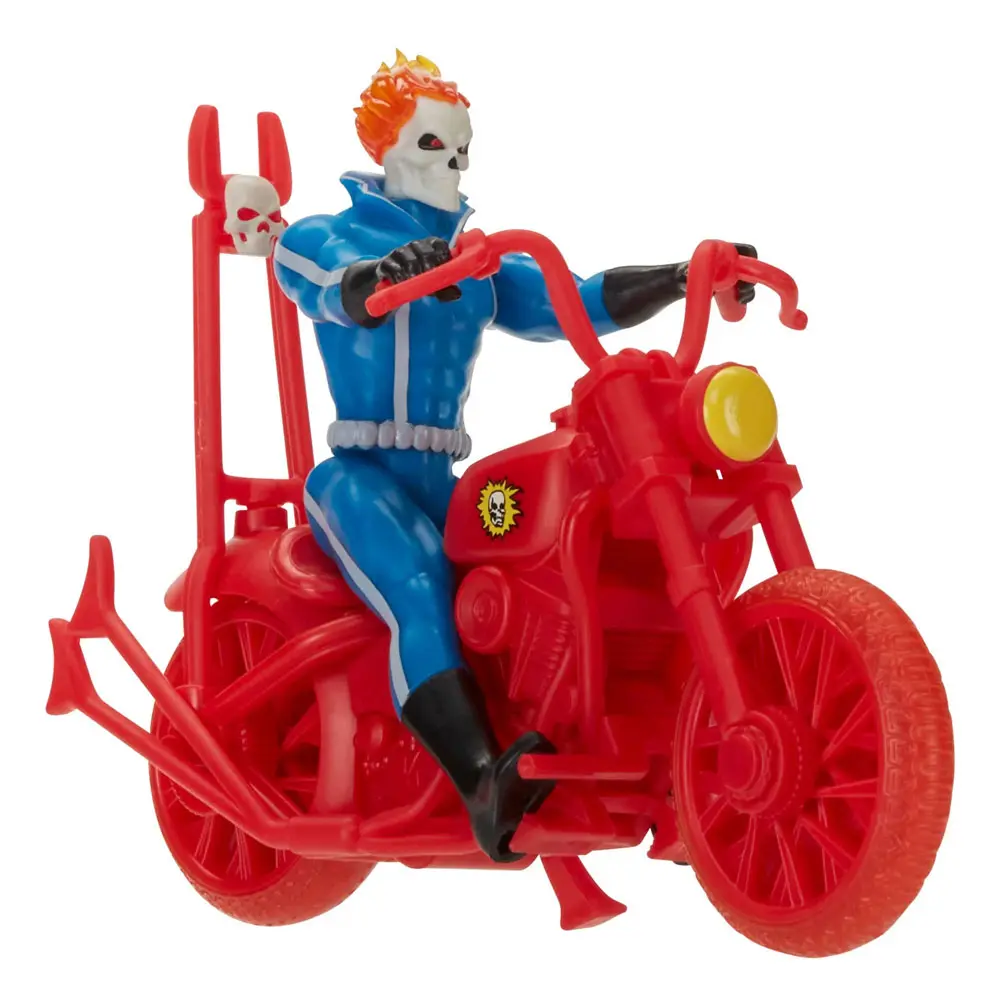 Marvel Legends Retro Collection Ghost Rider akciófigura és jármű 10 cm termékfotó