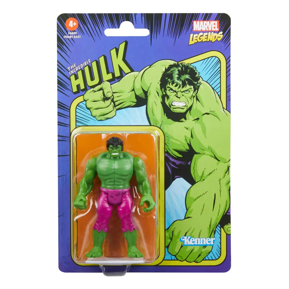 Marvel Legends Retro Collection The Incredible Hulk akciófigura 10 cm termékfotó