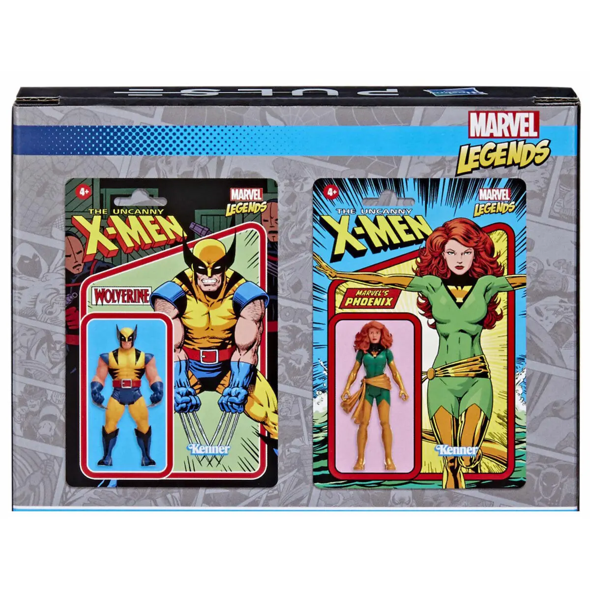 Marvel Legends Retro Phoenix And Wolverine 2db-os figura csomag 9cm termékfotó