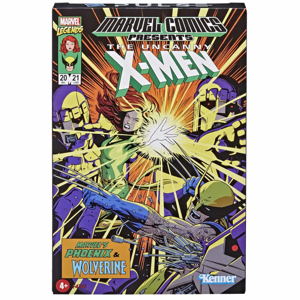 Marvel Legends Retro Phoenix And Wolverine 2db-os figura csomag 9cm termékfotó