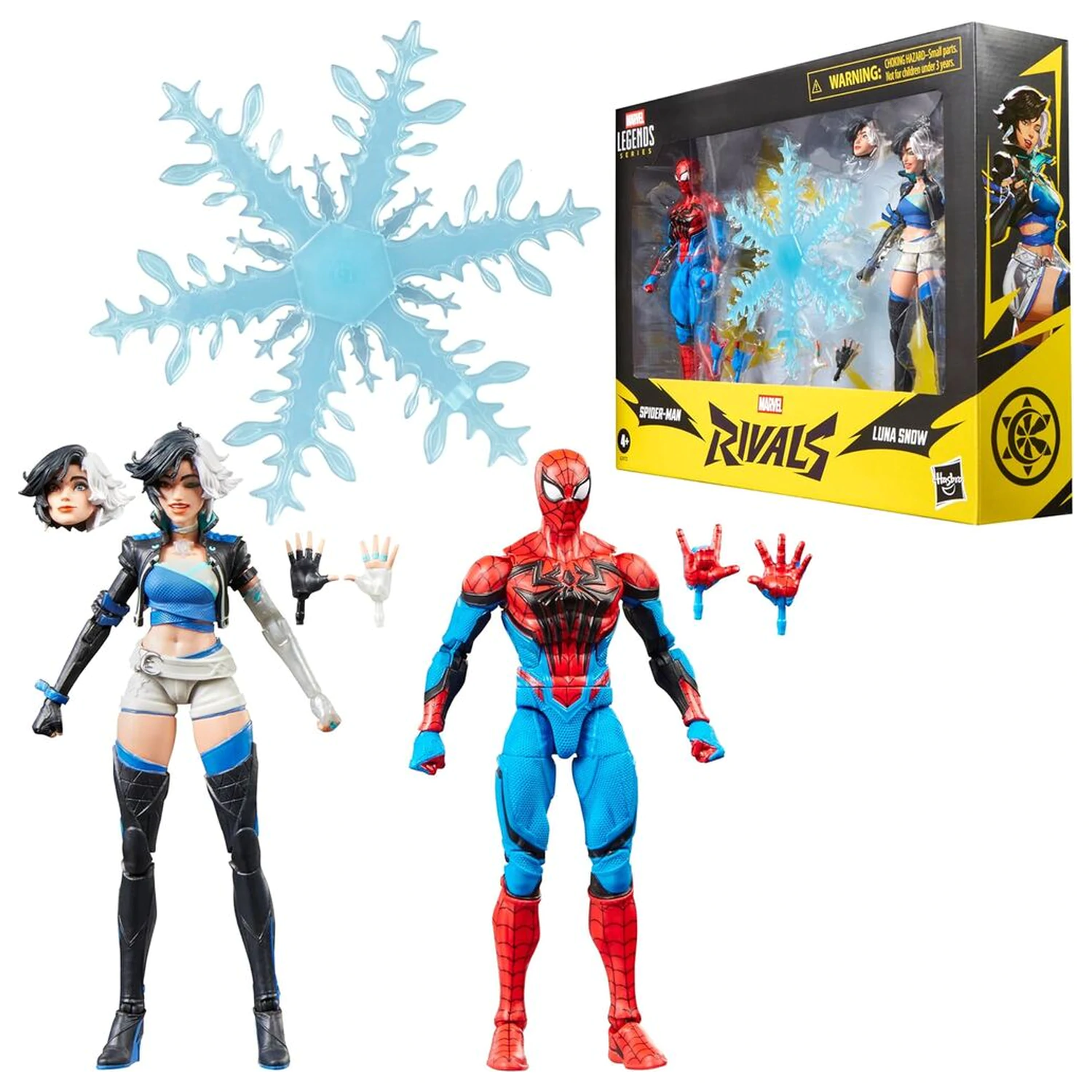 Marvel Legends Rivals Spider-Man & Luna Snow figura 15 cm termékfotó