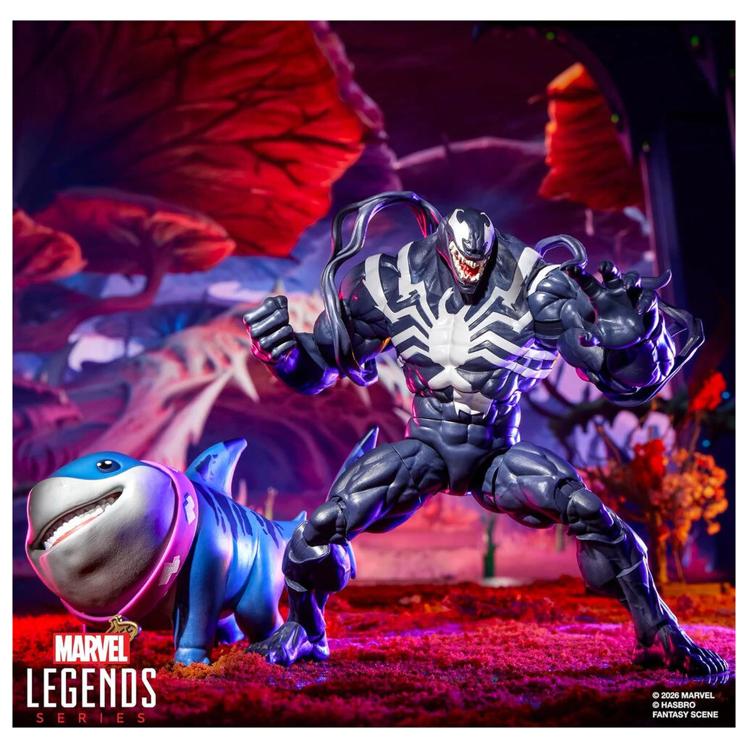 Marvel Legends Rivals Venom & Jeff the Land Shark figura 15cm termékfotó