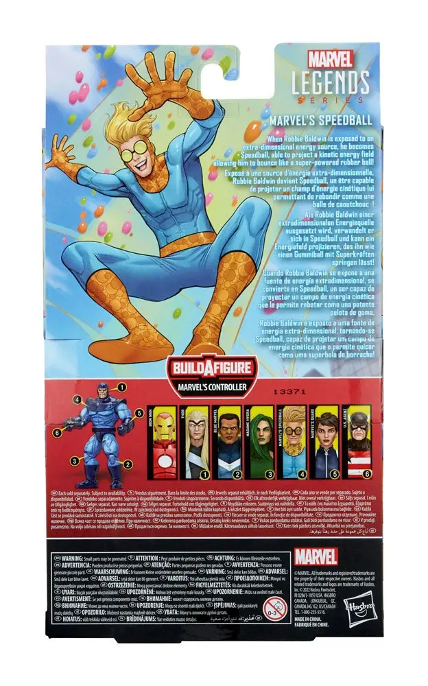 Marvel Legends Series 2022 Marvel's Controller BAF #4: Marvel's Speedball akciófigura 15 cm termékfotó