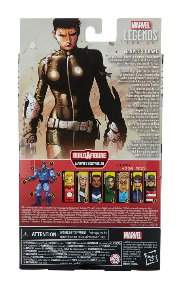 Marvel Legends Series 2022 Marvel's Controller BAF #5: Marvel's Quake akciófigura 15 cm termékfotó