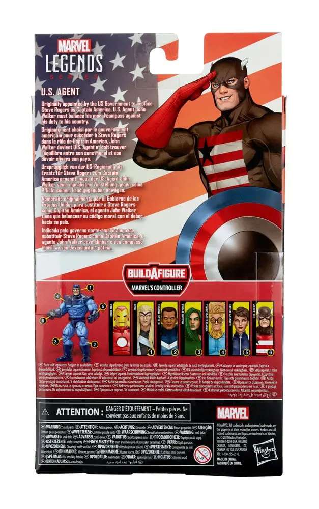 Marvel Legends Series 2022 Marvel's Controller BAF #6: U.S. Agent akciófigura 15 cm termékfotó