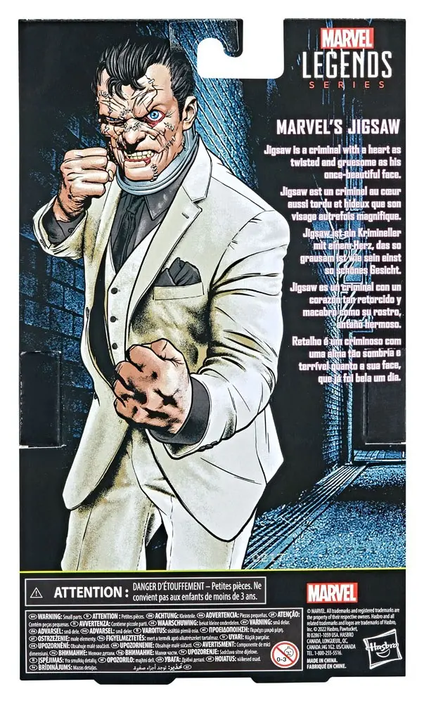Marvel Legends Series 2022 Super Villains: Marvel's Jigsaw akciófigura 15 cm termékfotó