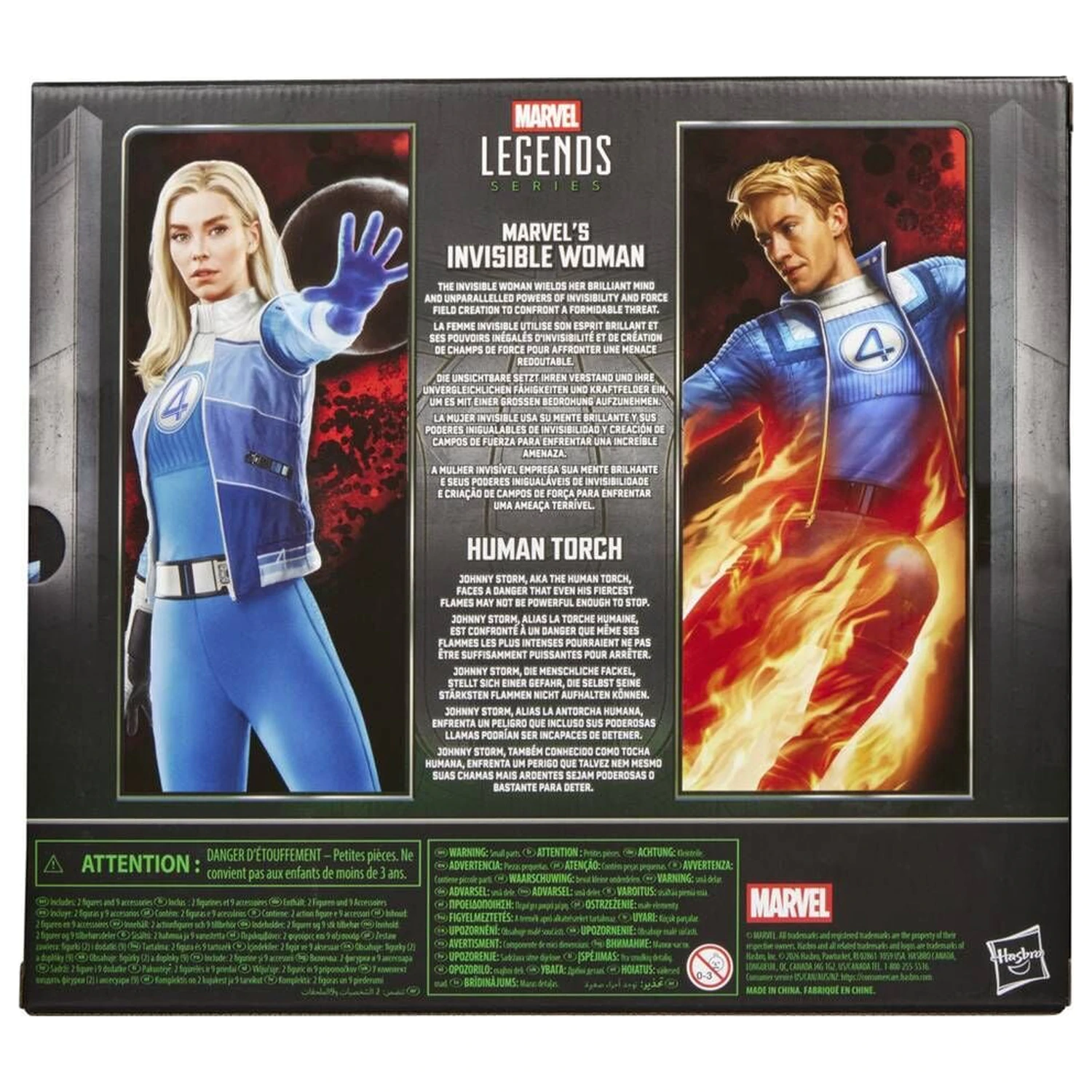 Marvel Legends Series Avengers Doomsday Invisible Woman & Human Torch 2db-os figura csomag 15cm termékfotó