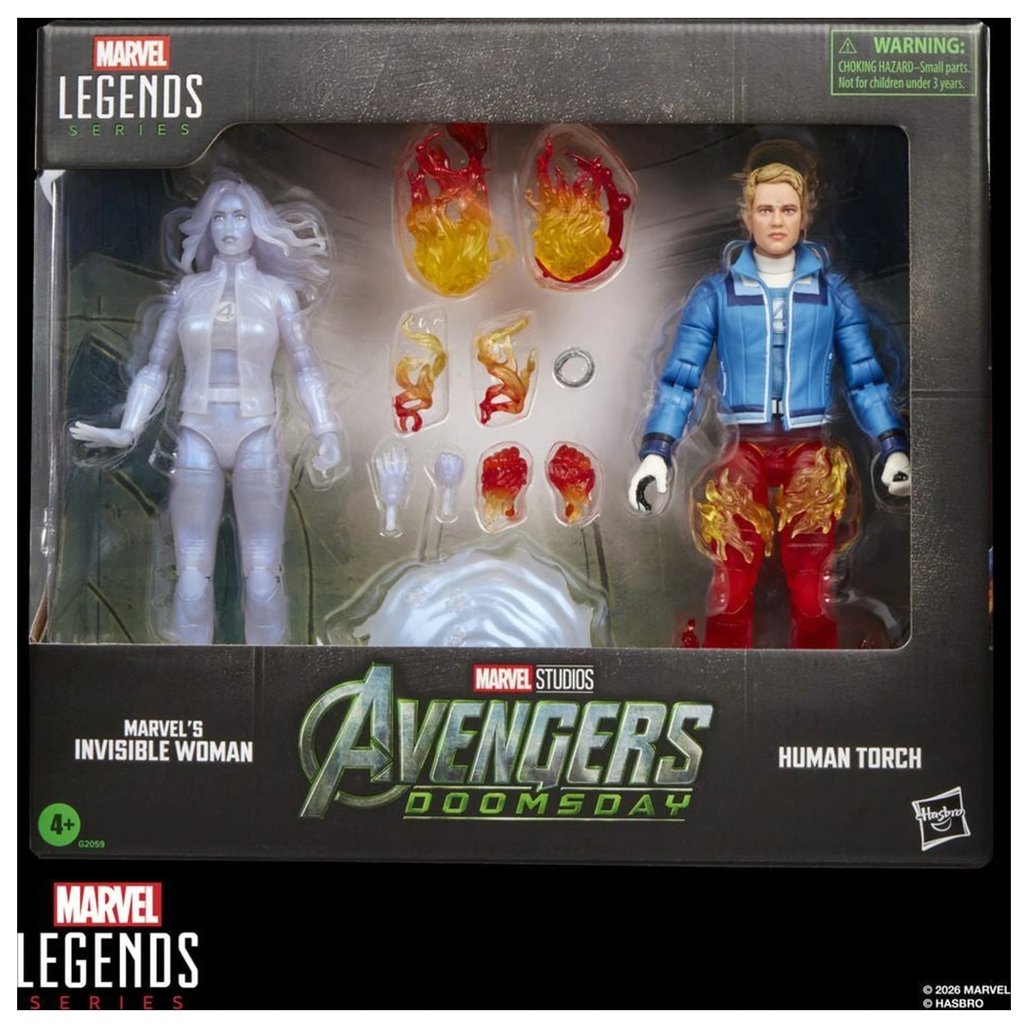 Marvel Legends Series Avengers Doomsday Invisible Woman & Human Torch 2db-os figura csomag 15cm termékfotó