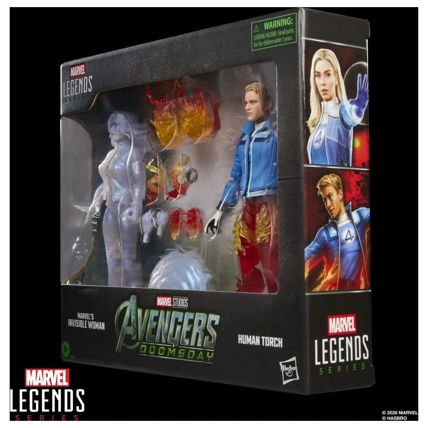 Marvel Legends Series Avengers Doomsday Invisible Woman & Human Torch 2db-os figura csomag 15cm termékfotó
