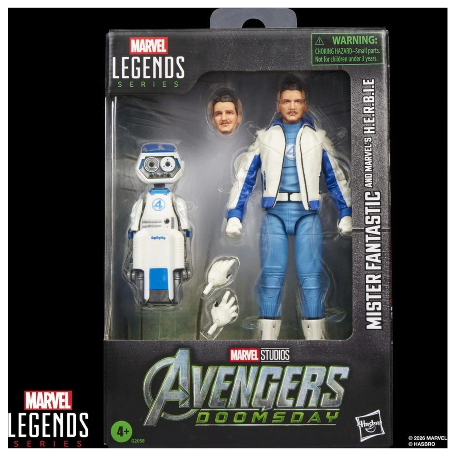 Marvel Legends Series Avengers Doomsday Mister Fantastic and Marvels H.E.R.B.I.E. figura 15cm termékfotó