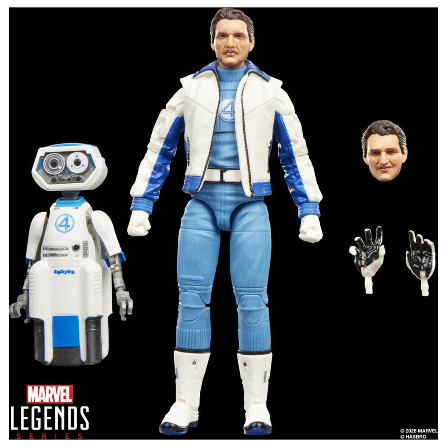 Marvel Legends Series Avengers Doomsday Mister Fantastic and Marvels H.E.R.B.I.E. figura 15cm termékfotó