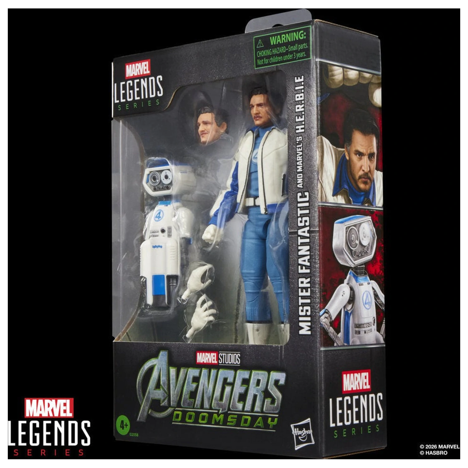Marvel Legends Series Avengers Doomsday Mister Fantastic and Marvels H.E.R.B.I.E. figura 15cm termékfotó