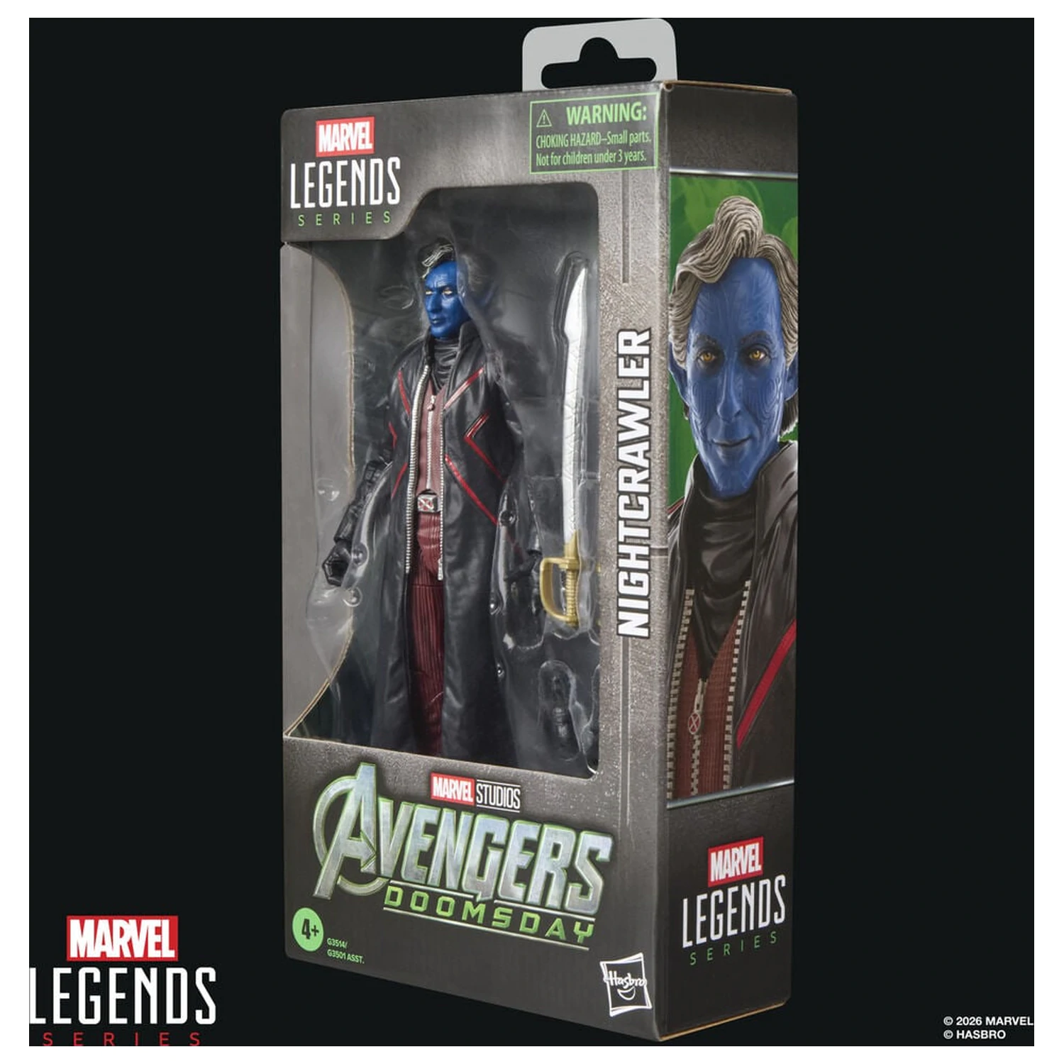 Marvel Legends Series Avengers Doomsday Nightcrawler figura 15cm termékfotó