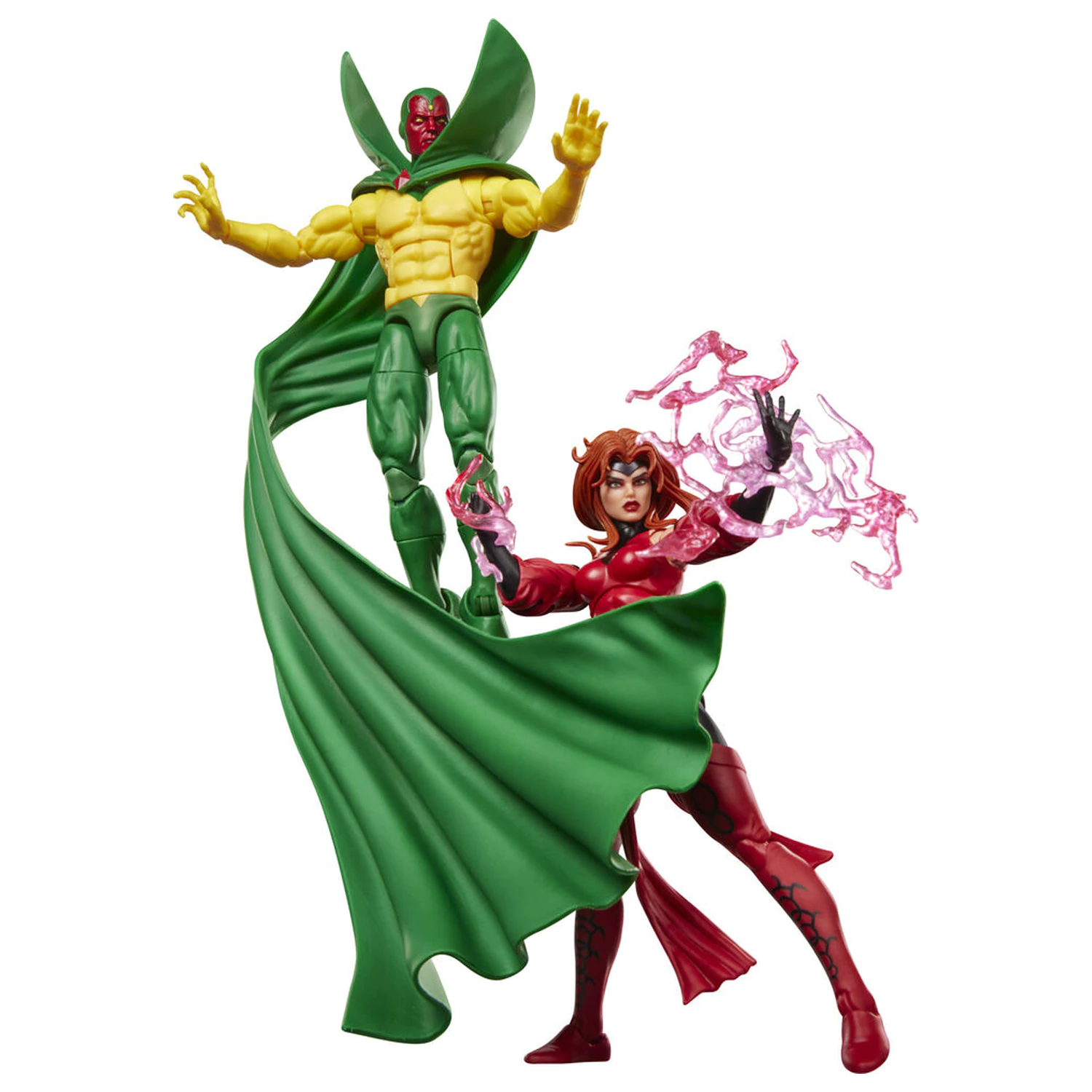 Marvel Legends Series Avengers Earts Mightiest Heroes Vision and Scarlet Witch 2db-os figura csomag 15cm termékfotó
