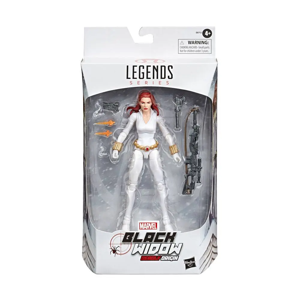 Marvel Legends Series Black Widow White Suit Deadly Origin akciófigura 15 cm termékfotó