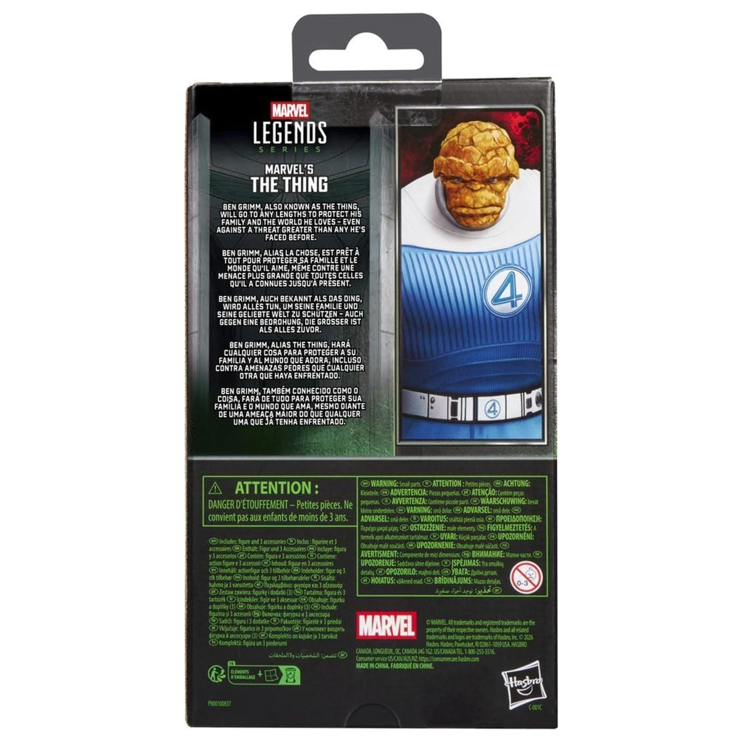 Marvel Legends Series Bosszúállók Doomsday The Thing figura 15cm termékfotó
