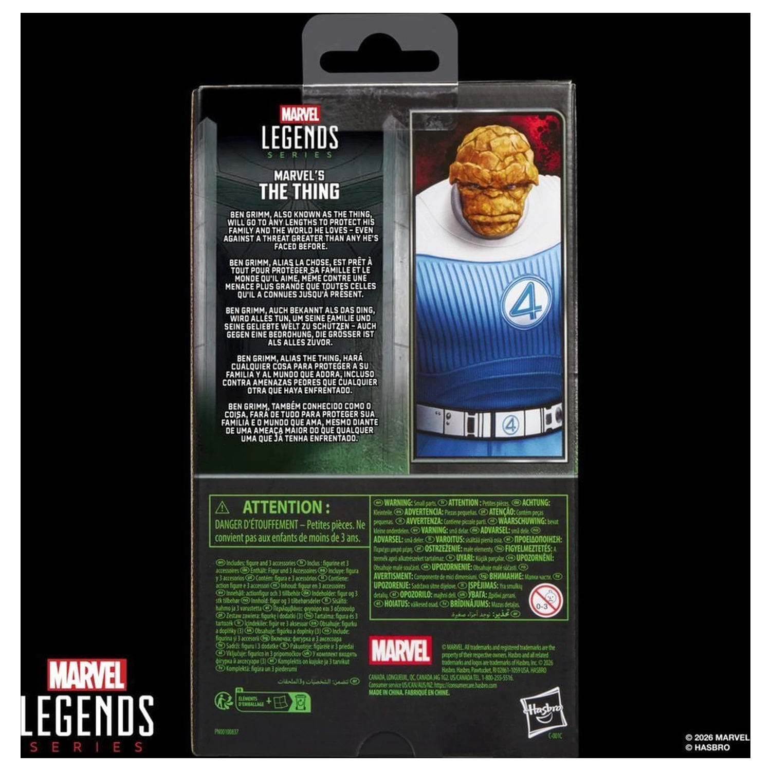 Marvel Legends Series Bosszúállók Doomsday The Thing figura 15cm termékfotó
