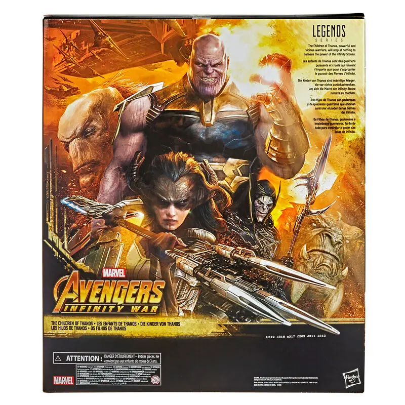 Marvel Legends Series Bosszúállók The Children of Thanos csomag 5 figura 15cm termékfotó