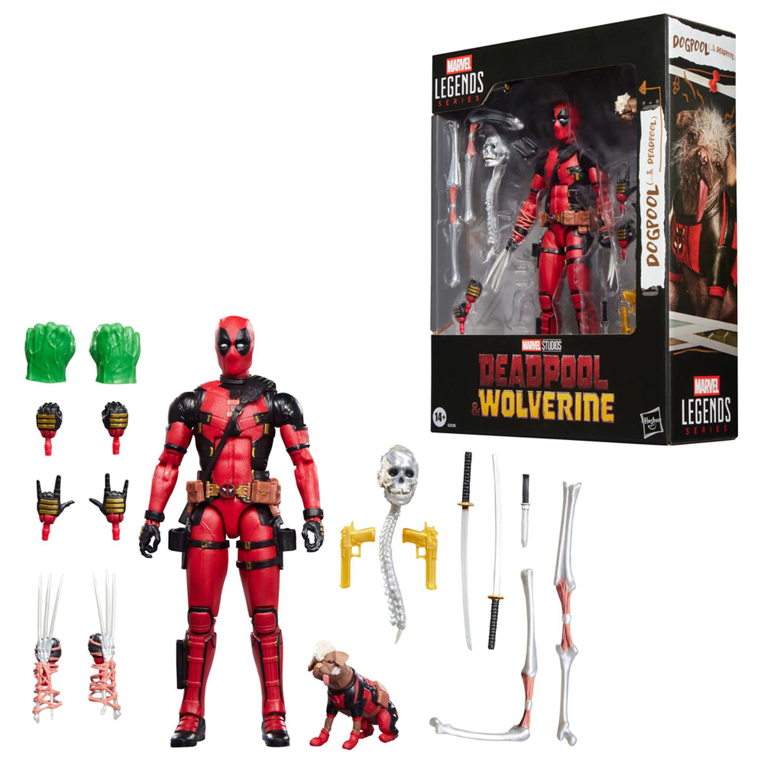 Marvel Legends Series Deadpool & Wolverine Dogpool & Deadpool figura 15cm termékfotó