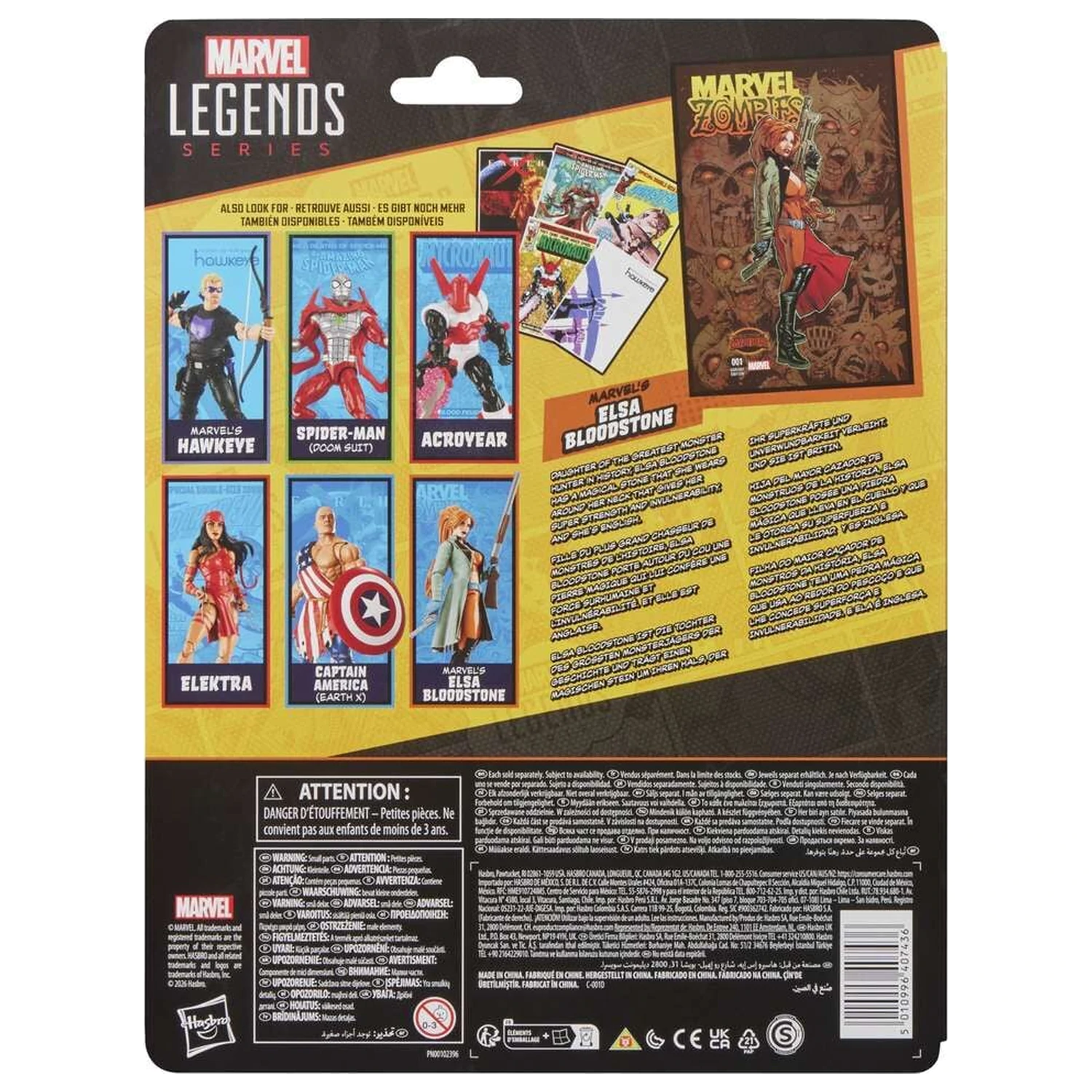 Marvel Legends Series Elsa Bloodstone Zombies figura 15cm termékfotó