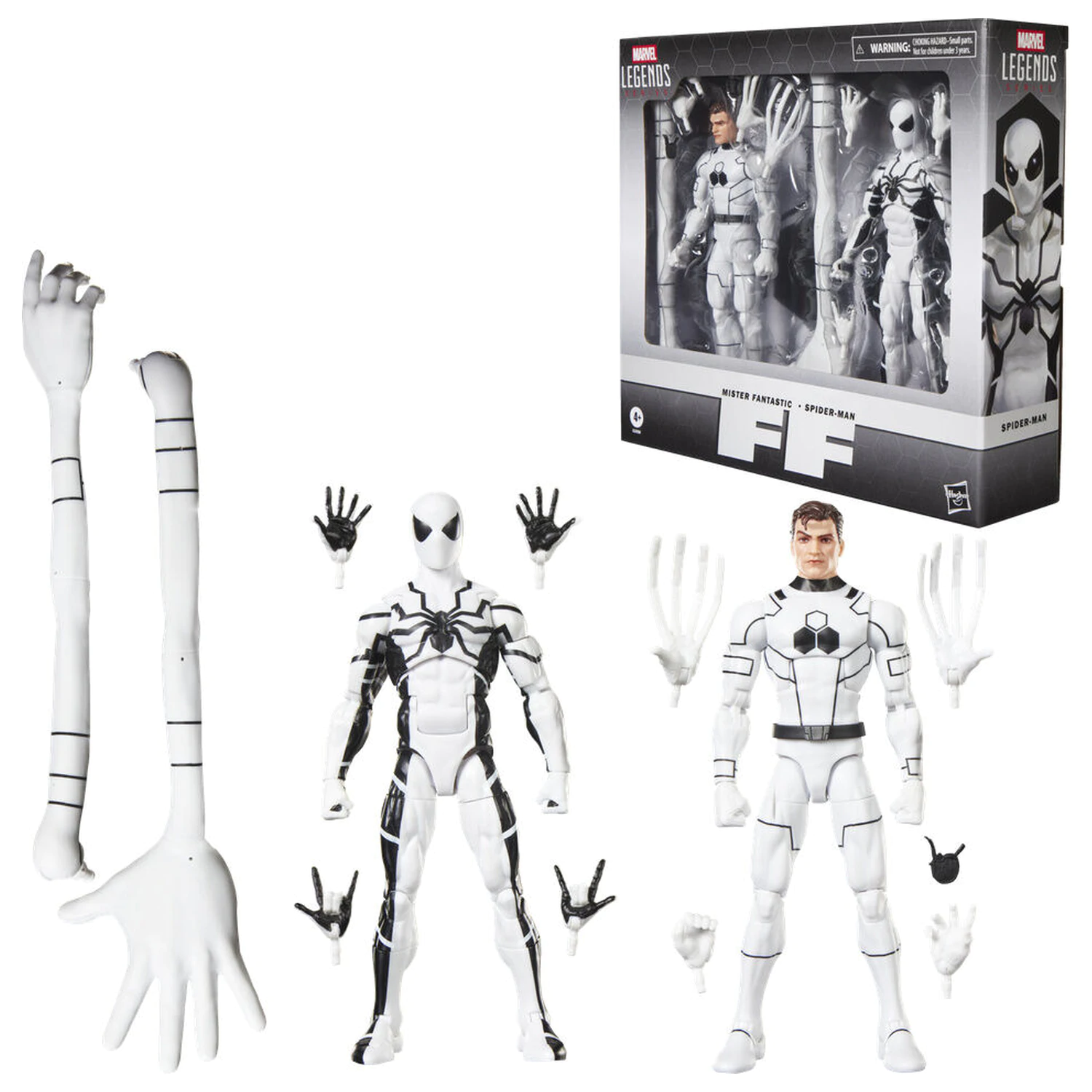 Marvel Legends Series Fantastic Four Mister Fantastic & Spiderman 2db-os figura csomag 15cm termékfotó