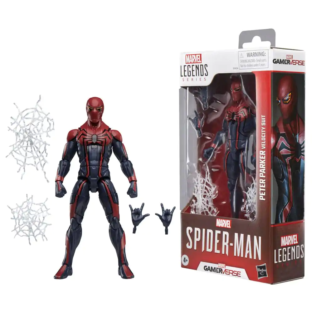 Marvel Legends Series Gamerverse Spider-Man Velocity Suit Peter Parker figura 15cm termékfotó