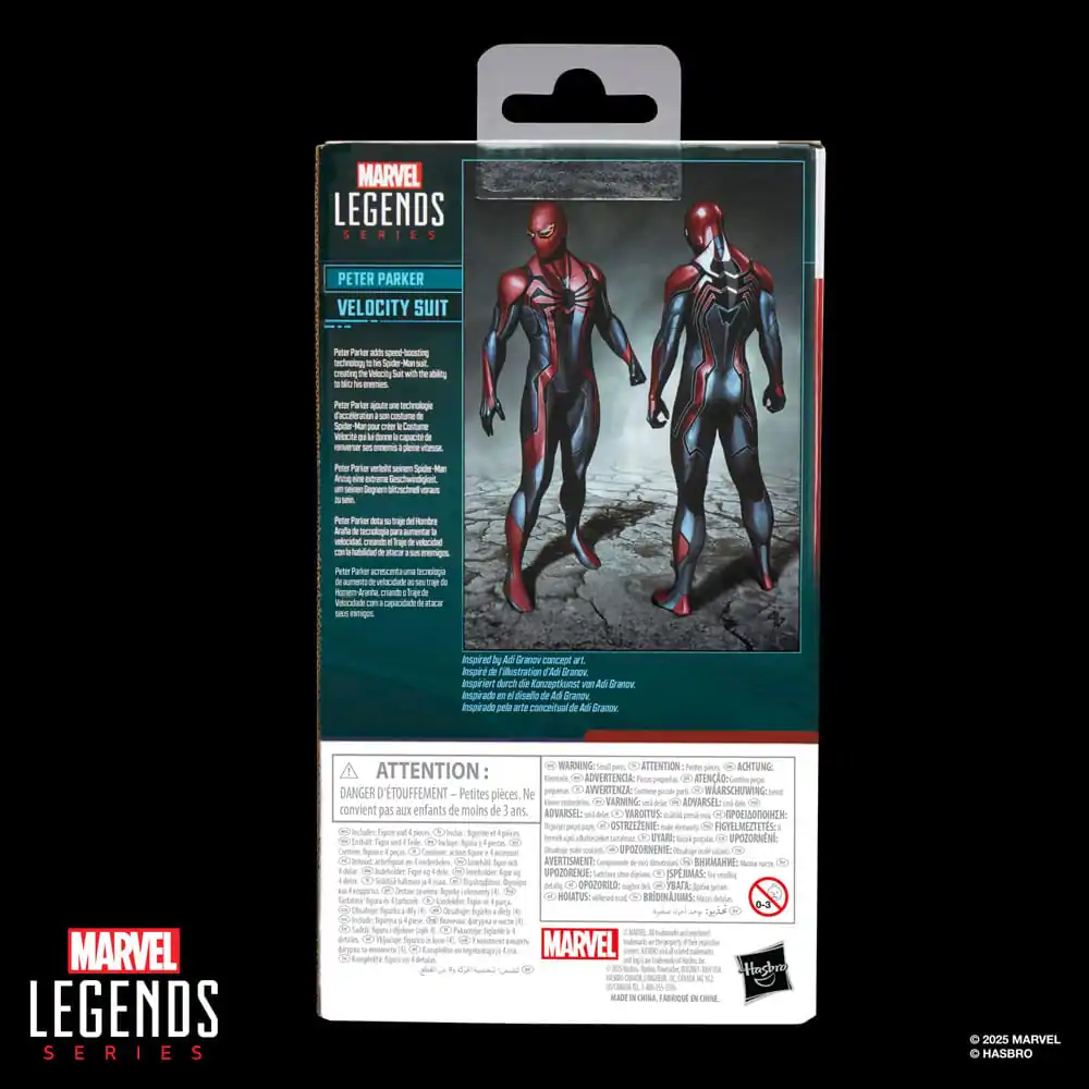 Marvel Legends Series Gamerverse Spider-Man Velocity Suit Peter Parker figura 15cm termékfotó