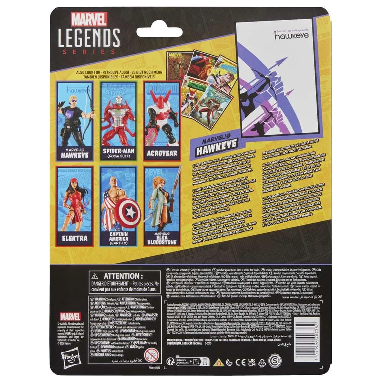Marvel Legends Series Hawkeye figura 15cm termékfotó
