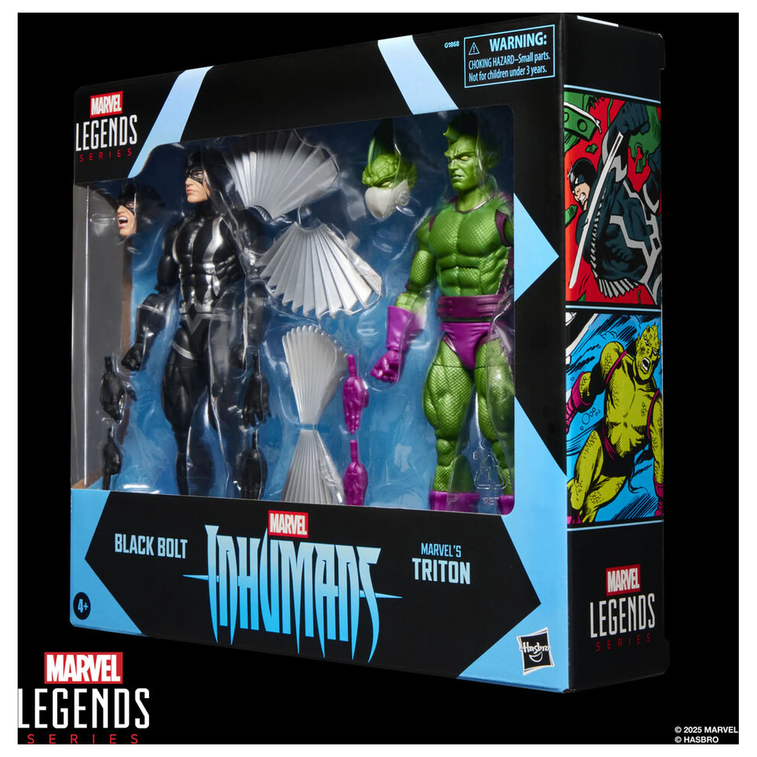Marvel Legends Series Inhumans Black Bolt & Triton 2db-os figura csomag 15cm termékfotó