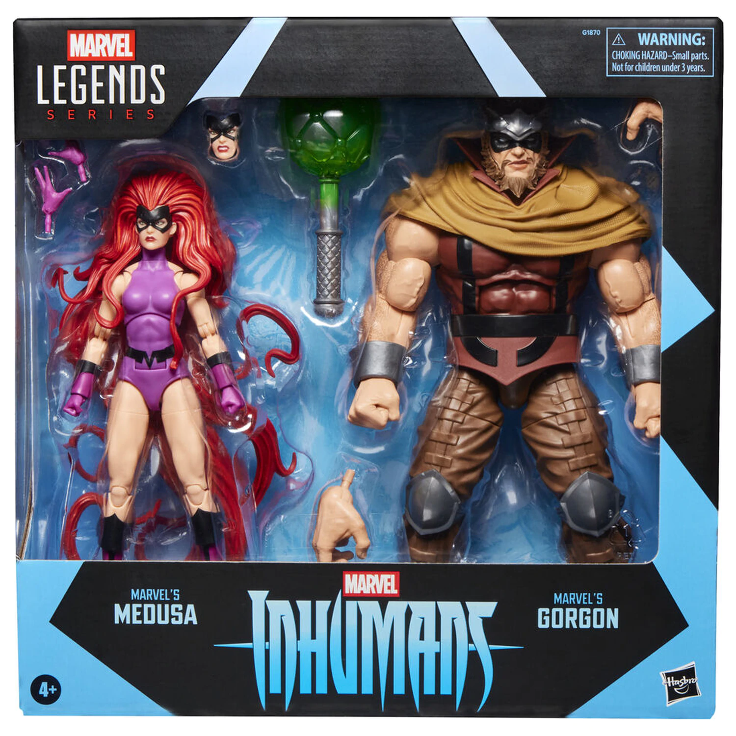 Marvel Legends Series Inhumans Medusa & Gorgon 2db-os figura csomag termékfotó